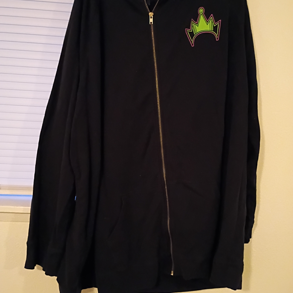 this evil queen zip up hoodie